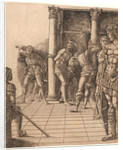 Flagellation with a Pavement, ca. 1465-1470 by Andrea Mantegna