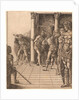 Flagellation with a Pavement, ca. 1465-1470 by Andrea Mantegna