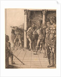 Flagellation with a Pavement, ca. 1465-1470 by Andrea Mantegna