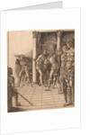 Flagellation with a Pavement, ca. 1465-1470 by Andrea Mantegna