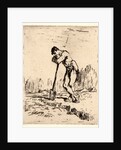 Man Leaning on His Spade (L'Homme appuye sur sa Beche), ca. 1847-1848 by Jean-François Millet