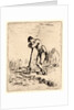 Man Leaning on His Spade (L'Homme appuye sur sa Beche), ca. 1847-1848 by Jean-François Millet