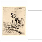 Man Leaning on His Spade (L'Homme appuye sur sa Beche), ca. 1847-1848 by Jean-François Millet