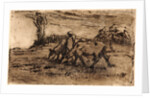 Two Cows (Les Deux Vaches), ca. 1847-1848 by Jean-François Millet