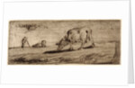 Sheep Grazing (Moutons Paissant), ca. 1849-1850 by Jean-François Millet