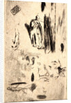 Plate of Sketches (La Plancheaux Croquis), ca. 1848 by Jean-François Millet
