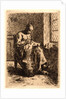 Woman Sewing (La Couseuse), ca. 1855-1856 by Jean-François Millet