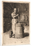 The Churner (La Baratteuse), ca. 1855-1858 by Jean-François Millet
