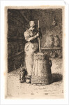 The Churner (La Baratteuse), ca. 1855-1858 by Jean-François Millet