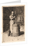 The Churner (La Baratteuse), ca. 1855-1858 by Jean-François Millet