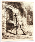 Peasant with a Wheelbarrow (Le Paysan Rentrant du Fermier), ca. 1857-1858 by Jean-François Millet