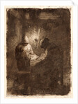 The Watchers (La Veillée), ca. 1855- 1856 by Jean-François Millet
