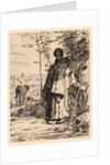 Shepherdess Knitting (La Grande Bergère), 1862 by Jean-François Millet