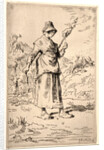 The Spinner (La Fileuse Auvergnate), 1868-1869 by Jean-François Millet