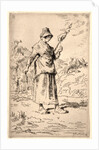 The Spinner (La Fileuse Auvergnate), 1868-1869 by Jean-François Millet