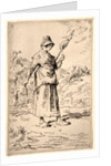 The Spinner (La Fileuse Auvergnate), 1868-1869 by Jean-François Millet