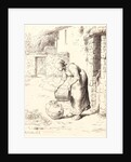 Woman Emptying a Pail (Femme vidant un seau), 1862 by Jean-François Millet