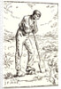 Digger Leaning on His Spade (Becheur au repos), 1874 by Pierre Millet