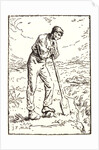 Digger Leaning on His Spade (Becheur au repos), 1874 by Pierre Millet