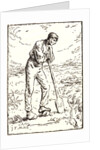 Digger Leaning on His Spade (Becheur au repos), 1874 by Pierre Millet