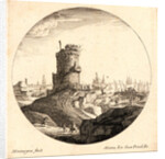 Le Petit Port de Mer à la Grosse Tour Ronde, 17th century by Michel Montagne