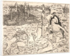 St. Jerome in Penitence, with Two Ships in a Harbor, ca. 1460- 1480 by Anonymous