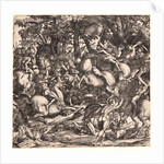 The Battle of Naked Men, 16th century by Domenico Campagnola