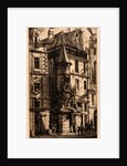 House with a Turret, Weavers' Street, Paris (Tourelle de la Rue de la Tixéranderie), 1852 by Charles Meryon