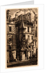 House with a Turret, Weavers' Street, Paris (Tourelle de la Rue de la Tixéranderie), 1852 by Charles Meryon