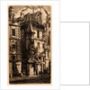 House with a Turret, Weavers' Street, Paris (Tourelle de la Rue de la Tixéranderie), 1852 by Charles Meryon