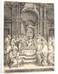 Christ Disputing with the Doctors in the Temple, before 1551 by Domenico Beccafumi