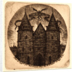 Ancienne Porte du Palais de Justice, 1854 by Charles Meryon