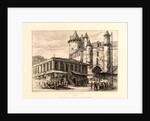 Le Grand Chatelet à Paris, ca. 1780 by Charles Meryon