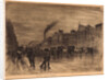 Winter Morning on the Quai (Un Quai de Paris—Matinée d'Hiver sur les Quais), 19th century by Félix Hilaire Buhot
