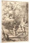 Holy Family with God the Father and Angels, 17th century by Giulio Carpioni
