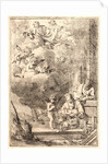 Holy Family with God the Father and Angels, 17th century by Giulio Carpioni