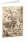 Holy Family with God the Father and Angels, 17th century by Giulio Carpioni