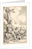 L'Hommage du Petit St. Jean (The Holy Family), 17th century. by Giulio Carpioni