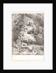 God the Father and the Holy Spirit, Watching over the Newborn Child (Dieu le père considérant son fils, nouvellement né), ca. 1645 by Giovanni Benedetto Castiglione