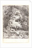 God the Father and the Holy Spirit, Watching over the Newborn Child (Dieu le père considérant son fils, nouvellement né), ca. 1645 by Giovanni Benedetto Castiglione
