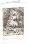 God the Father and the Holy Spirit, Watching over the Newborn Child (Dieu le père considérant son fils, nouvellement né), ca. 1645 by Giovanni Benedetto Castiglione