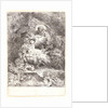 God the Father and the Holy Spirit, Watching over the Newborn Child (Dieu le père considérant son fils, nouvellement né), ca. 1645 by Giovanni Benedetto Castiglione