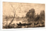 Ville d'Avray: Boatman on Pond (Evening), 1862 by Jean-Baptiste-Camille Corot