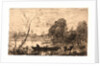 Ville d'Avray: Boatman on Pond (Evening), 1862 by Jean-Baptiste-Camille Corot
