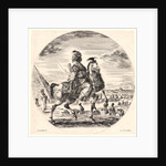Cavalier nègre allant vers la droite, 1651 by Stefano Della Bella