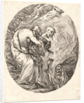 La Mort entrainant un veillard, 1648 by Stefano Della Bella