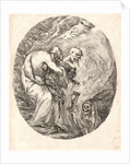 La Mort entrainant un veillard, 1648 by Stefano Della Bella