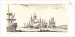 Plusieurs vaisseaux en rade, 1644 by Stefano Della Bella