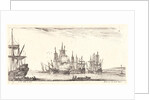 Plusieurs vaisseaux en rade, 1644 by Stefano Della Bella