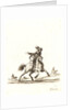 Cavalier qui court vers le devant, 1642- 1645 by Stefano Della Bella